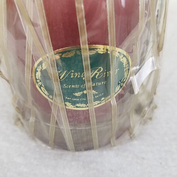 candle wind river scent of nature red wireframed Utah salt lake city home décor - Picture 5 of 6
